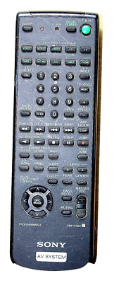 Sony Remote RM-P362 - Also For RM-U302 RM-U303 RM-U301 RM-P501 AV Receiver OEM