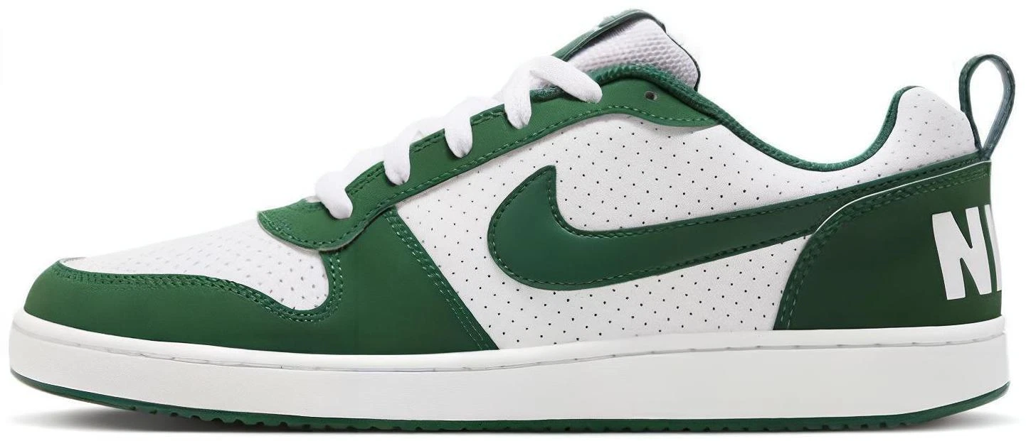 Nike Men\'s Court Borough Size 12 Low Se Coat Barlow White 916760-100 Pre-owned Nike Court Borough Low Black White for Sale | Authenticity  main image 2