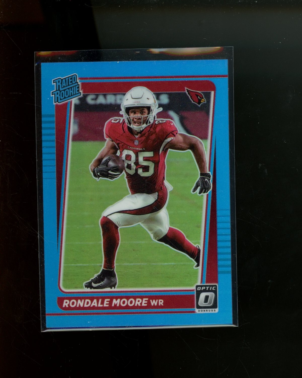 2021 Panini Donruss Optic Aqua #217 Rondale Moore Rated Rookie RC #'d 16/299