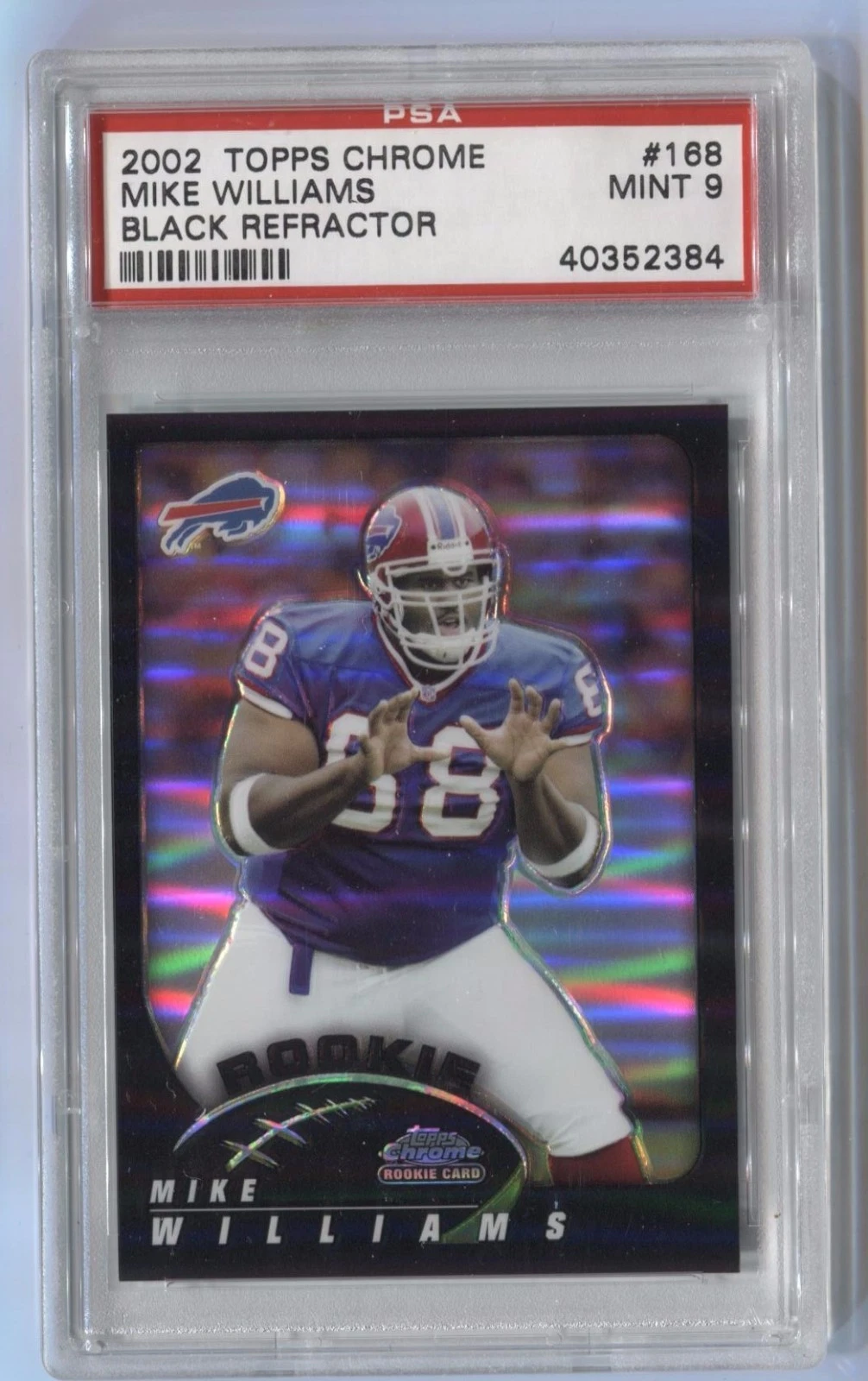 Mike Williams Topps Chrome #168 Black Refractor