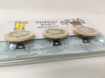 Pokemon Love Its' Demo Pikachu's Garden Plant Clip Tags Markers