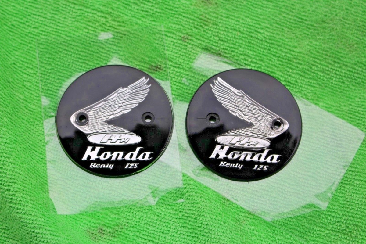 Honda Benly 125 C92 C95 CA92 CA95 CB92 CS92 L/R Tank Badges Emblem