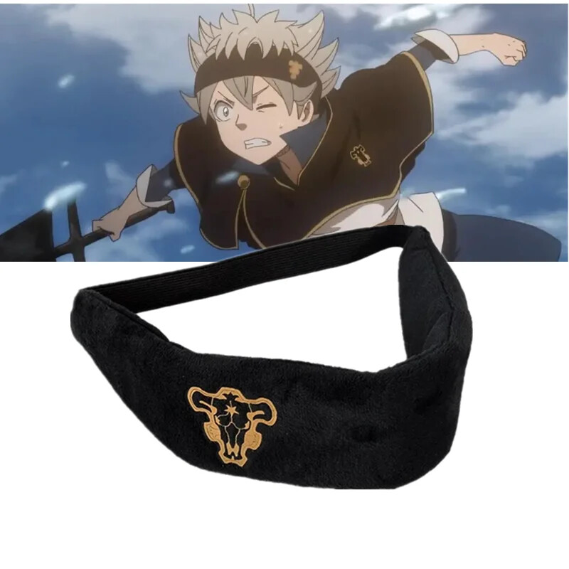 Black Clover Emperor Anime Logo Headband Asta Magic Knight Cosplay