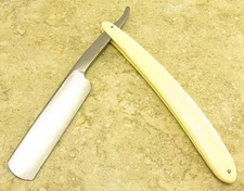 Straight Razor Folding Knife 6.25" Closed  NEW - Fast Shipping!