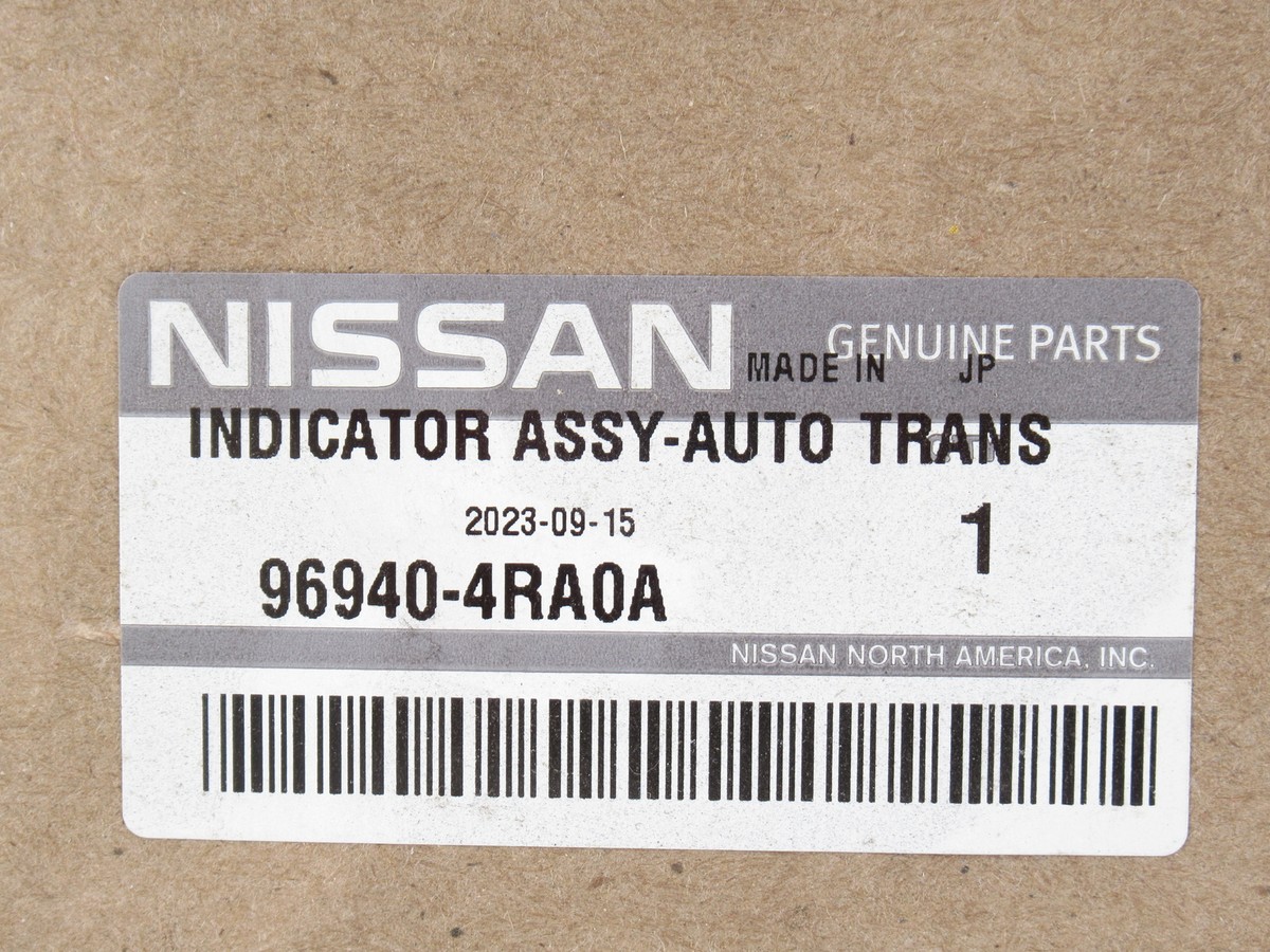 Genuine OEM Nissan 96940-4RA0A A/T Shift Indicator Control 2016