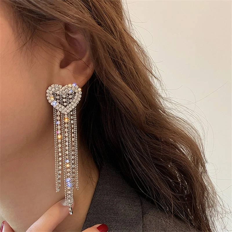 Clip on tassel earrings deals