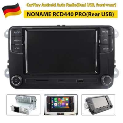 NONAME Autoradio Rear USB RCD440 360 RCD330 Carplay Android Auto Für VW GOLF CC