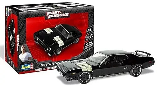 Dom’s ’71 Plymouth GTX – Fast & Furious 1:25 Scale Plastic Model Kit by ...