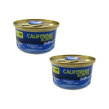 California Scents Car Air Freshener New Port New Car Scent Spillproof 2pcs