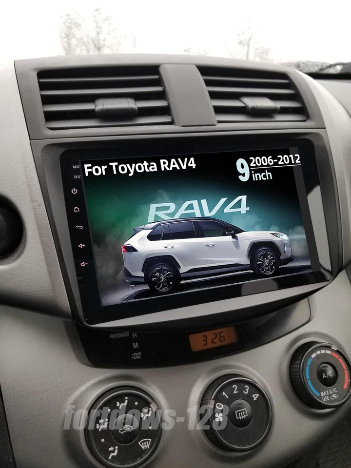 FORTDOWS-123 ADH Backup Camera For Toyota Rav4 2007-2011 Android Car Radio Stereo Large Navi