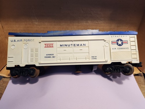 Lionel O Gauge #3665 Minuteman Missile Launching Box Car - Picture 2 of 3
