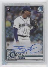 2020 Bowman Chrome Rookie Auto Refractor /499 Justin Dunn #CRA-JD Auto 0x6j