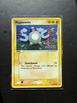 Pokémon TCG Magnemite EX Team Rocket Returns 66/109 Reverse Holo Stamped MP