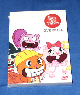 Happy Tree Friends Overkill (3-Disc DVD Set, 2005) Mondo Media Episodes - TESTED