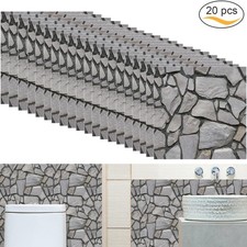 3D Wall Panels Stone Effect Self Adhesive Wall Cladding Stone Effect Wall Sticker