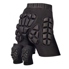 Quick Drying Ski Pants with Integrated Hip and Thigh Protection Layers