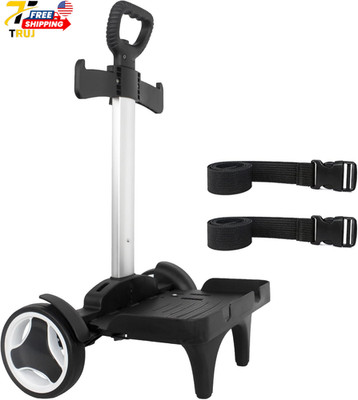 Backpack Trolley Wheeled Cart with Noiseless Large Wheels Aluminium Alloy Foldin
