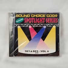 Sound Choice 8178 70's  80's Vol 6 CDG Karaoke CD New Sealed