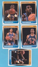 5 MINT 1988-89 Fleer NEW YORK KNICKS #80 EWING/#81/#82 JACKSON ROOKIE/#83/#84