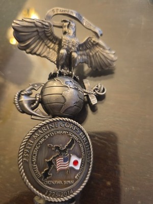 Marine Corps Base Okinawa Japan USMC 239th Birthday Large Wine Stopper