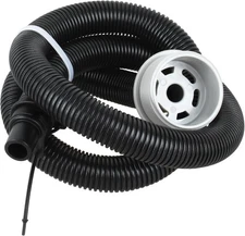 P6931 Hot Tub Air Inflation Hose Pool Hoses for Coleman, Intex,Portable Black 