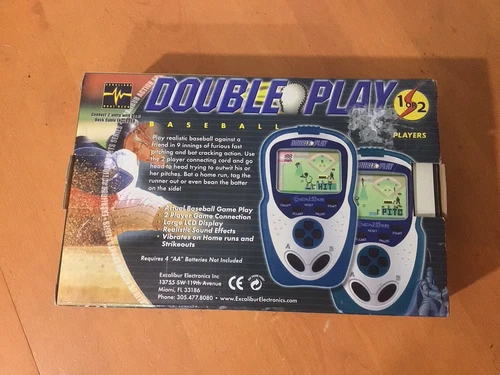 Vintage Double Play Baseball Excalibur Electronics Handheld Video Game NEW
