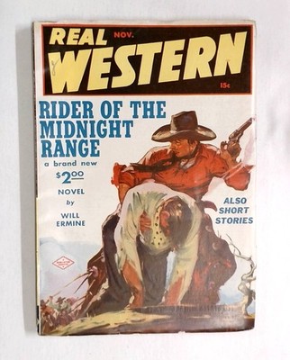 Real Western - Nov 1940 - High Grade Pulp Magazine Will Ermine