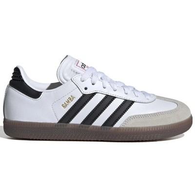 adidas Youth Samba Soccer Shoes - White / 11K