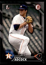 2016  Bowman Draft #BD-49 Brett Adcock 1st #d /499! Houston Astros
