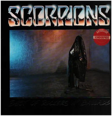 Scorpions Best of Rockers n Ballads EMBOSSED COVER EMI Vinyl LP