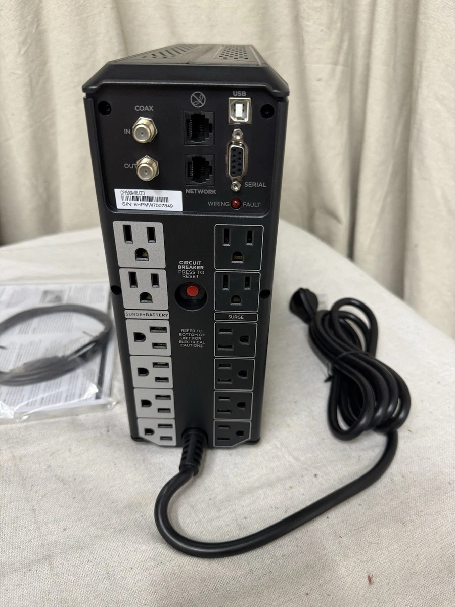 Cyber power CP1500AVRLCD3 Uninterruptible Power Supply