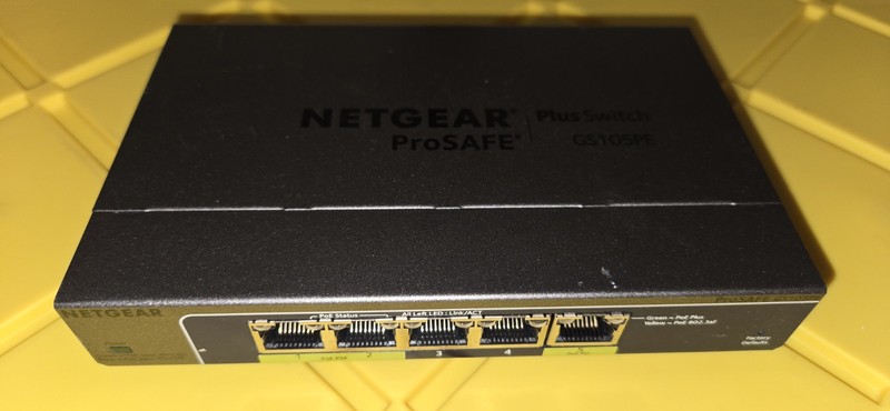 NETGEAR GS105PE ProSafe 1000Mbps Ethernet Switch 5-Port