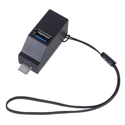 Multiple Port USB Type C Hubs Connectors with USB3.0 and Two USB2.0 for Charging