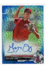 2017 Bowman Chrome Rookie RC Blue Mojo Refractor /150 Grayson Long Auto | SP