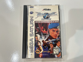 Street Fighter: The Movie (Sega Saturn 1995) Complete w Manual + Reg Card CD-EX