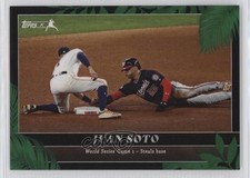 2022 Topps X Juan Soto Postseason Moments Green 35/75 Juan Soto #57 o7m