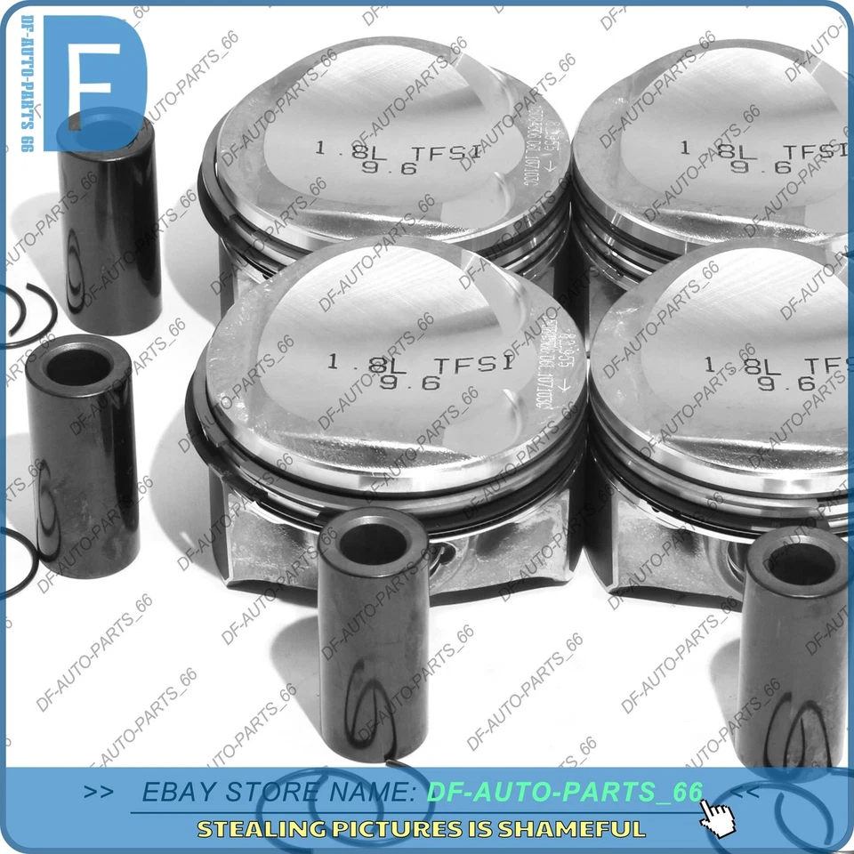 Juego de anillos de pistón de gran tamaño 83 mm +0,5 Φ23 mm para VW Escarabajo Audi A4 A5 A3 1,8 TFSI Foto 2 de 4