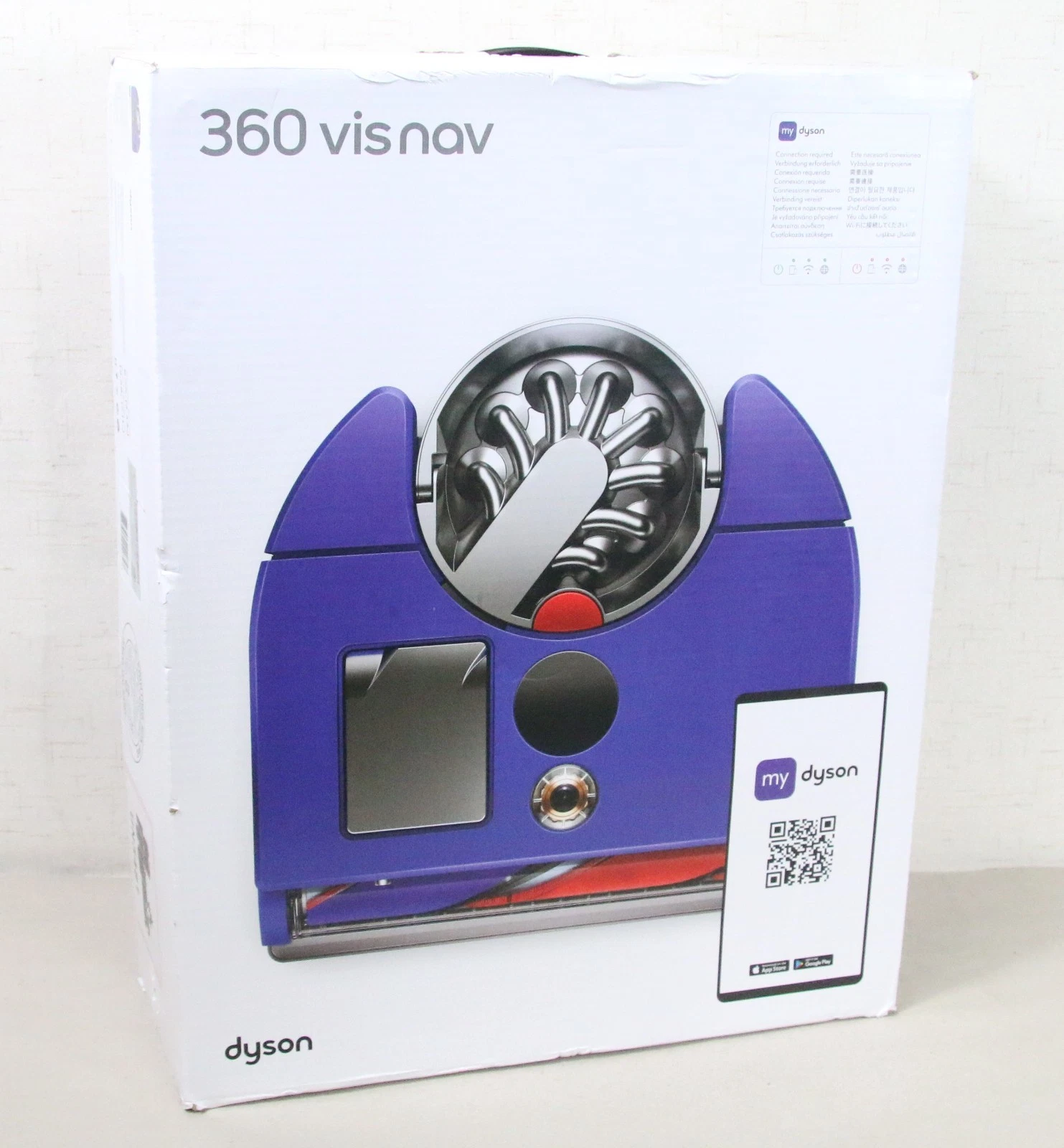 FREE SHIPPING Dyson 360 Vis Nav Robot Vacuum Smart Navigation Blue NEW SEALED