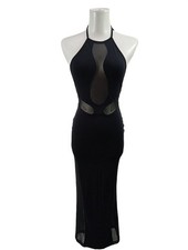 ASOS Abito cut out Donna Abito Taglia IT 38 nero elegante