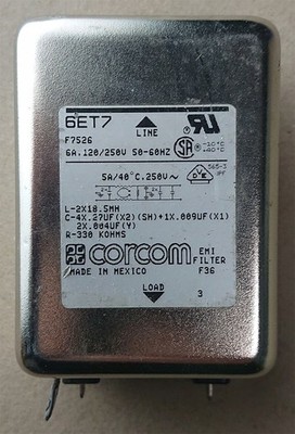 Filter Corcom 6ET7 6A
