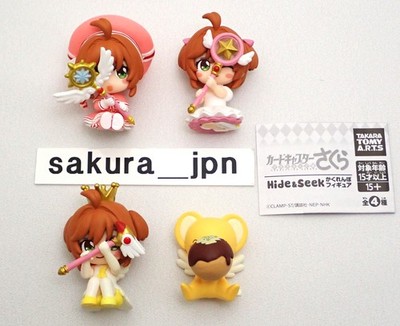 Cardcaptor Sakura Hide & Seek Figure Full Set of 4 Capsule Toy Gacha Gashapon