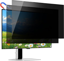 2 Pack 27 Inch Magnetic Computer Privacy Screen Filter for 16:9 Widescreen Mon