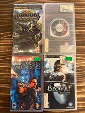 4 PSP Game Bundle - Dark Mirror, Socom Fireteam Bravo, MoH Heroes, Beowulf (BF)
