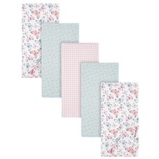 Gerber Girls Newborn Infant Baby Toddler Nursery 100 Cotton Flannel Receiving