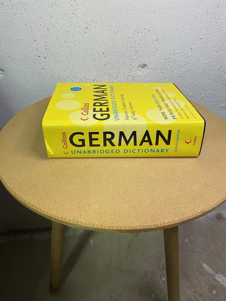 Collin’s German Unabridged Dictionary 7th Edition Hardcover Book Used - Image 2 of 4