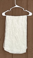 Women's Chiffon off-White Thread Work Dupatta