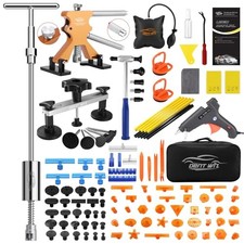 Paintless Dent Repair Kit with Enhanced Glue Tabs,Car Dent Removal Tool Set for