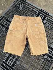 VINTAGE DOUBLENEEK CARHARTT CARGO SHORTS W36