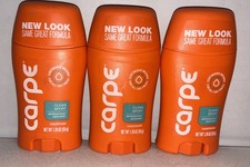 Lot Of 3-Carpe Antiperspirant Underarm Lotion, Clean Sport,1.76 oz Each