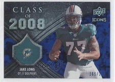 2008 Upper Deck Icons Class of 2008 Rainbow Blue /250 Jake Long #CO7 Rookie RC